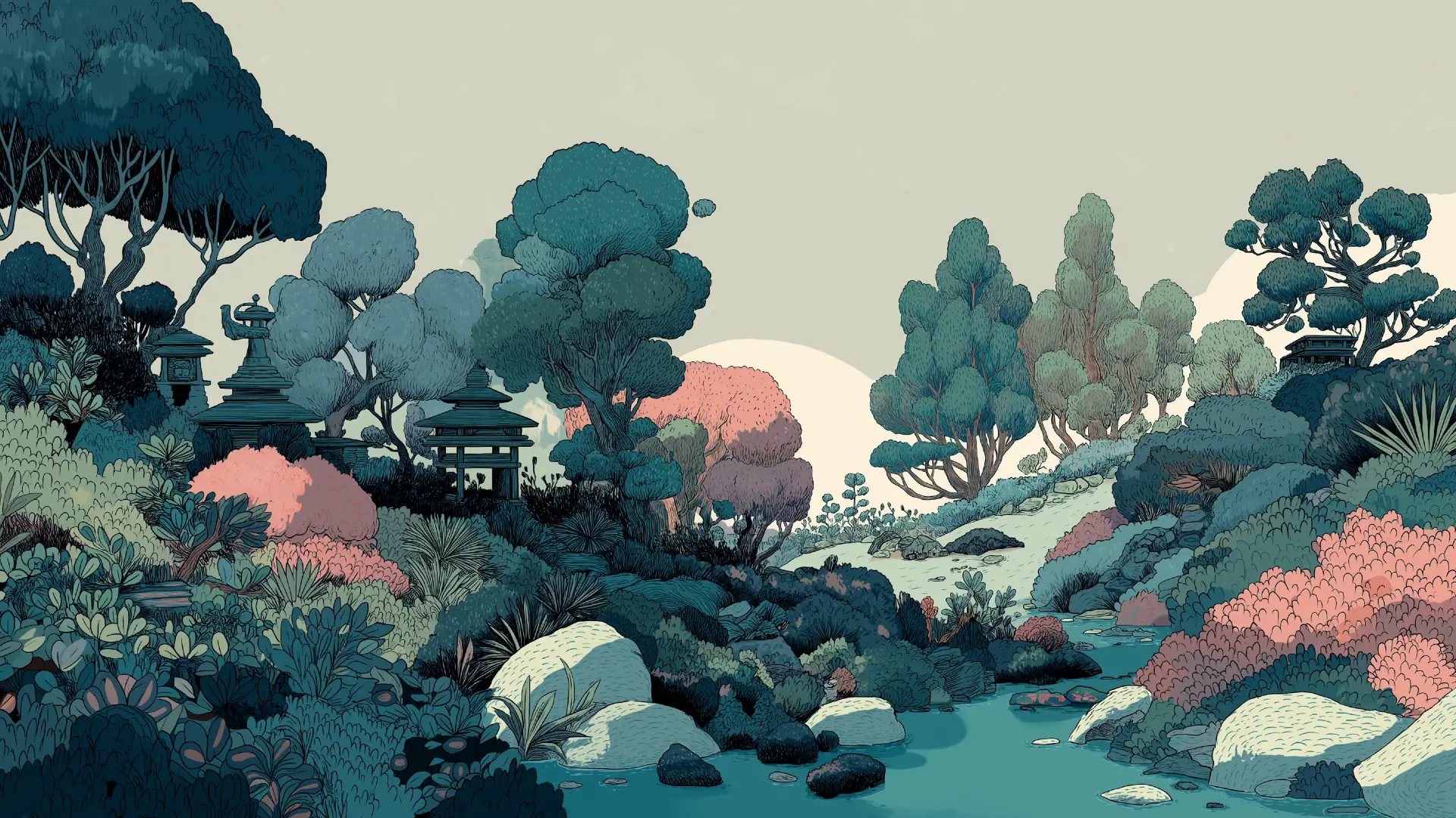 A pathway of waypoints, representing different stages of a platform's lifecycle